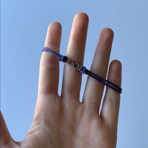 Purple Infinity Bracelet
